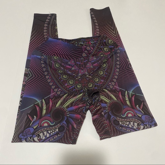 Larva 2 Pair Animal Printed Leggings - Picture 3 of 6